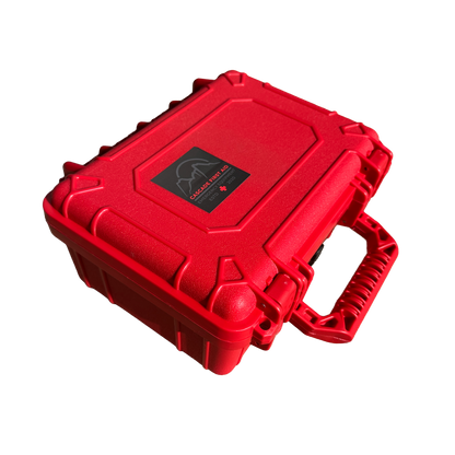 Cascade First Aid Action Trauma Kit — IP67 waterproof hard case with tourniquet, splint, and trauma supplies