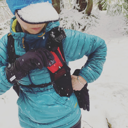Ultralight Frick!tion Kit fits in a vest pocket for backcountry or nordic skiing
