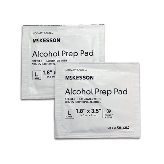 Alcohol prep pads (pack of 4)
